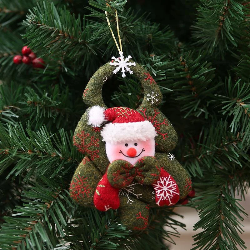

1pcs Christmas tree ornaments pendants New Year Christmas tree ornaments-Santa Claus/Snowman/Reindeer ornaments pendant