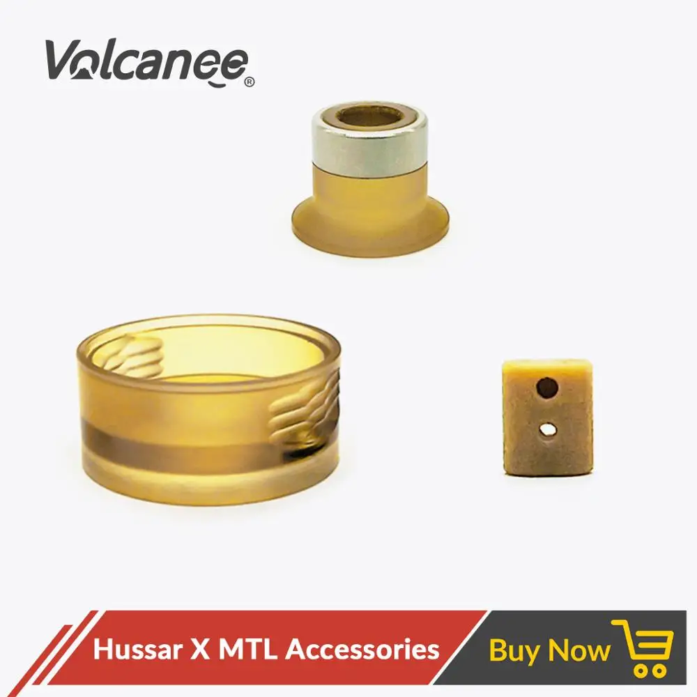 Аксессуары Volcanee Coppervap Hussar X MTL RTA емкость 2 мл сменный бак PEI 0 8 мм герметичный штифт