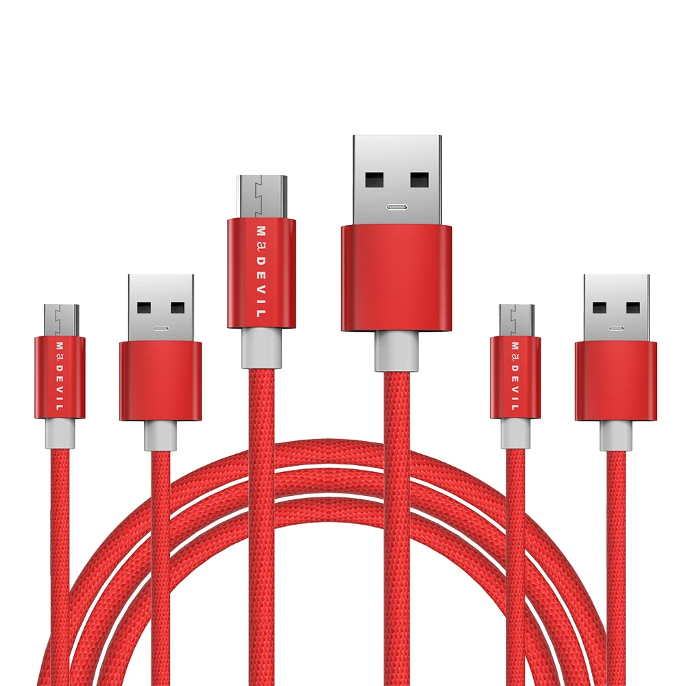 Madevil micro usb кабель синхронизации данных 2A быстрой зарядки для мобильного телефона