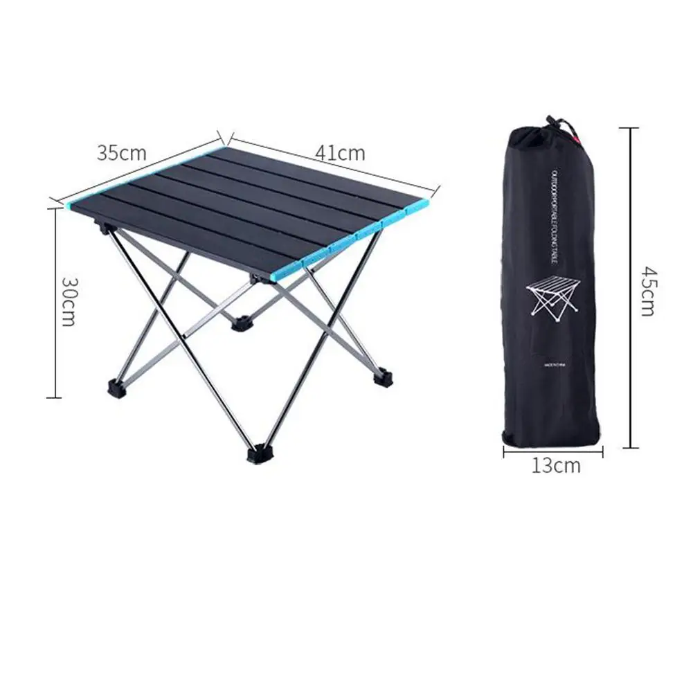 

HiMISS Aluminum Alloy Folding Table and Chair Suit Picnic Table aluminum alloy bracket is light folding table 25kg