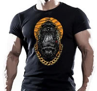 gorila luchador mma fighting ejercicio camiseta hombre short sleeve t shirt