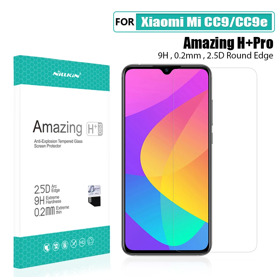 Защитное стекло NILLKIN Amazing 9H 2.5D для xiaomi mi cc9e закаленное cc9|Защитные стёкла и плёнки
