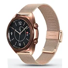 Ремешок для Samsung Galaxy Watch 3 41 мм 45 мм, быстросъемный Браслет Миланская петля из нержавеющей стали, браслет цвета розового золота