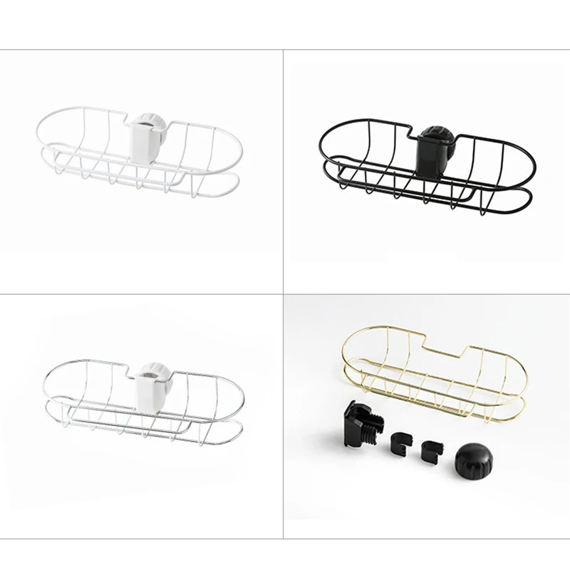 

Stainless Steel Kitchen Sink Hanging Storage Rack Organiser Hanging Basket Storage Sink Pouch Sponge Holder Caddy Bathroom