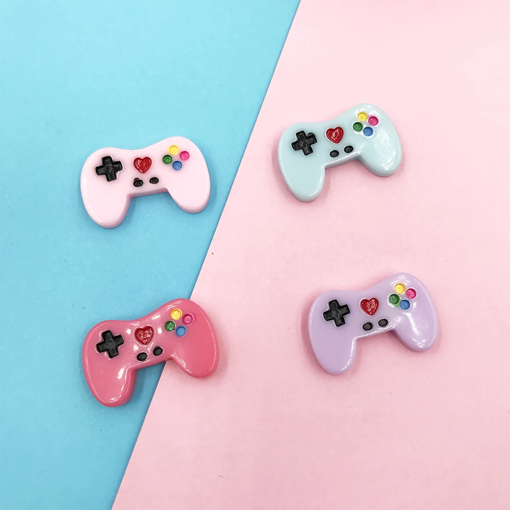 10 шт./лот миниатюрный игровой контроллер с плоской задней стороной кабошон