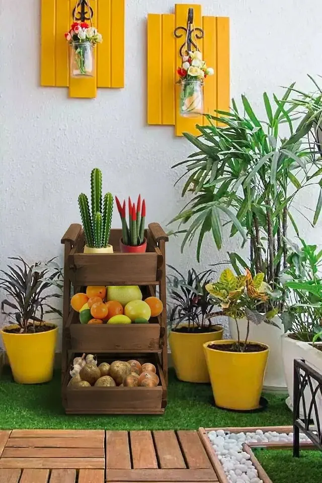 

3-Layer Wooden Fruit Bowl Kitchen Grootland of Bathroom Crisper Organizer