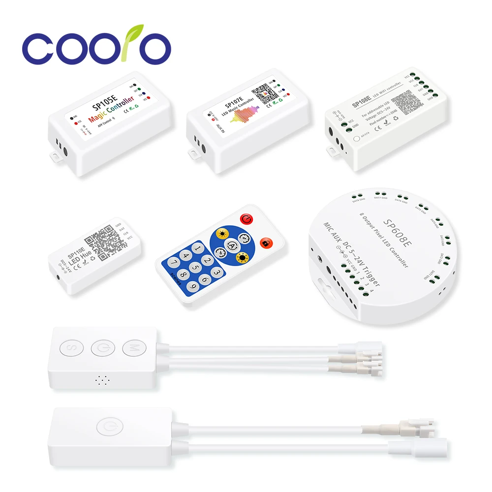 Контроллер для светодиодсветильник ленты WS2812b Bluetooth SP105E SP110E Wifi SP108E SP501E SP601E Music SP107E