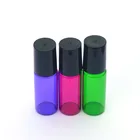 50 шт Духи 5 мл рулон стеклянная бутылка пустая бутылка для эфирного масла 5 мл рулон цветная стеклянная бутылочка стеклянная бутылка Быстрая доставка