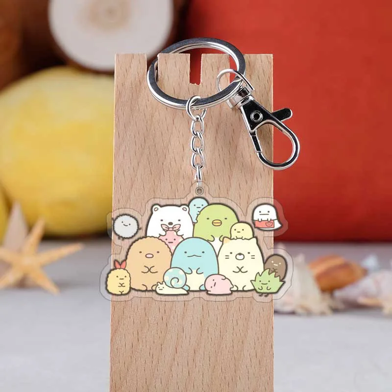 H21 Sumikko Gurashi брелок с милым животным Sumikko Gurashi акриловый брелок с подвеской - Цвет: H21