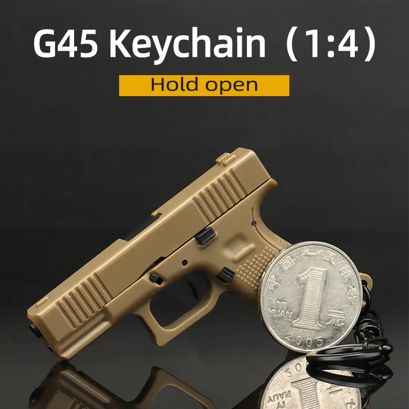 Новинка 2021 брелок для ключей Модели Glock 45 1:4 уменьшенный нейлоновый разборный