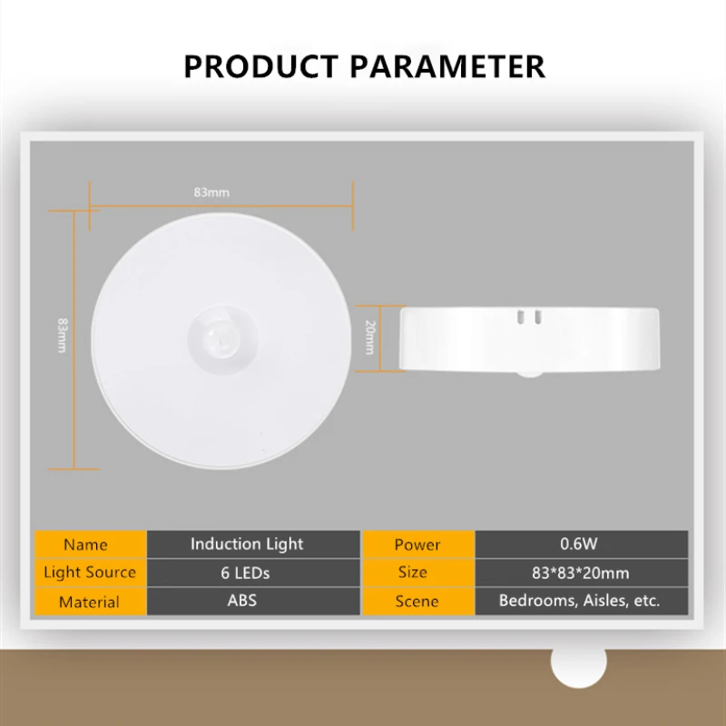 

Gift USB Charging Bedroom Decoration Led Night Light MOONSHADOW Bedroom Decor Night Lights Motion Sensor Night Lamp Children's
