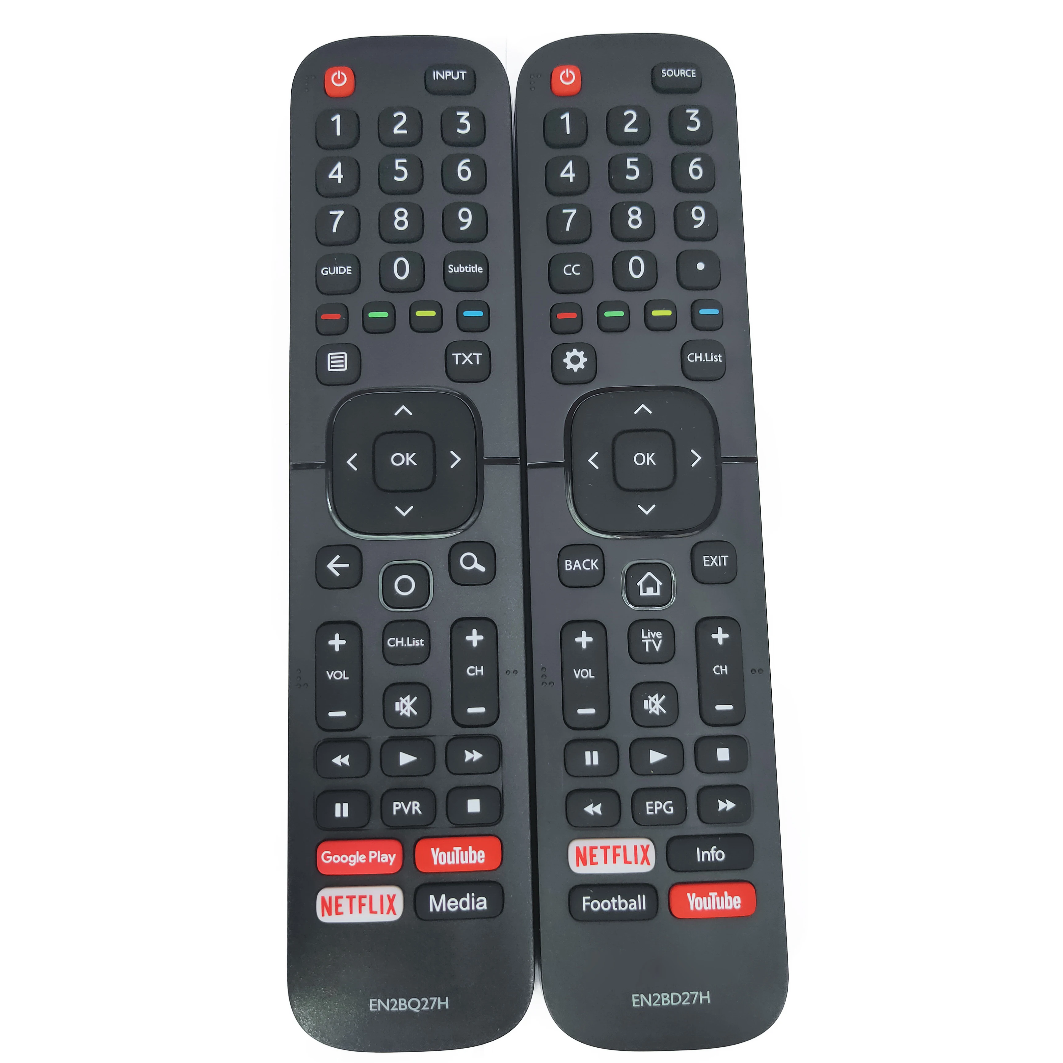 

New Original EN2BQ27H EN2BD27H For Hisense Lcd Tv Remote Control With Netflix Youtube Fernbedienung
