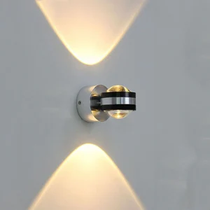 (WECUS) вверх вниз настенный светильник Led современный Крытый отель украшение светильник гостиная спальня прикроватная тумбочка ТВ фон фото лампы прохода