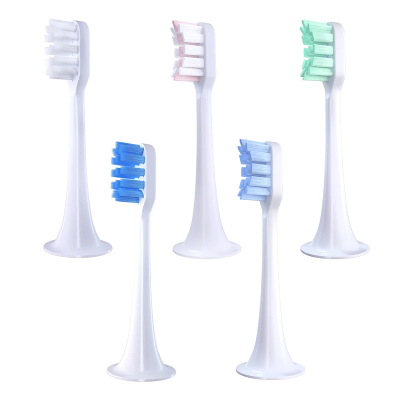 Brush Heads For Xiaomi Mijia T300/T500 10Pcs Replacement Electric Toothbrush Heads Nozzles Clean Protect Soft DuPont Bristle enlarge
