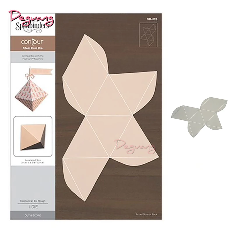 2019 Новинка Алмазная металлическая высечка 3D сделай сам скрапбук углеродный