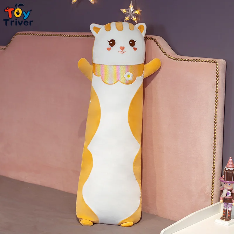 

Kawaii Cartoon Rabbit Cat Plush Toys Stuffed Animal Doll Soft Long Pillow Cushion Baby Girls Kids Children Cute Gift Room Decor