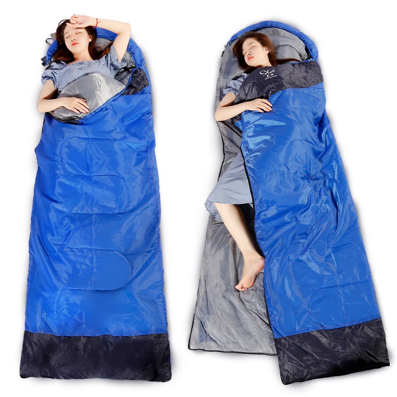 Sleeping Bag Camping Envelope Thermal Adult Winter Bags Outdoor Travel Waterproof Bed | Спорт и развлечения