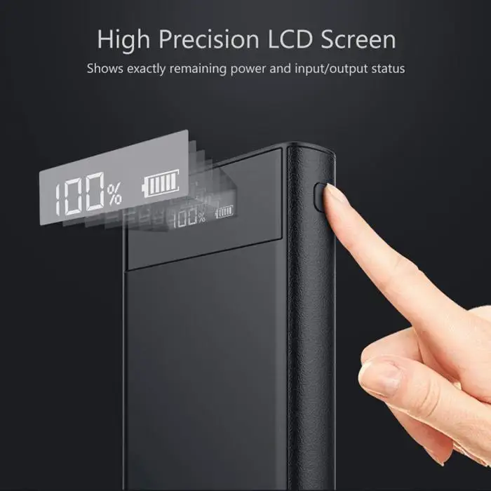 20000 мАч портативный Банк питания двойной USB универсальный мобильный внешний