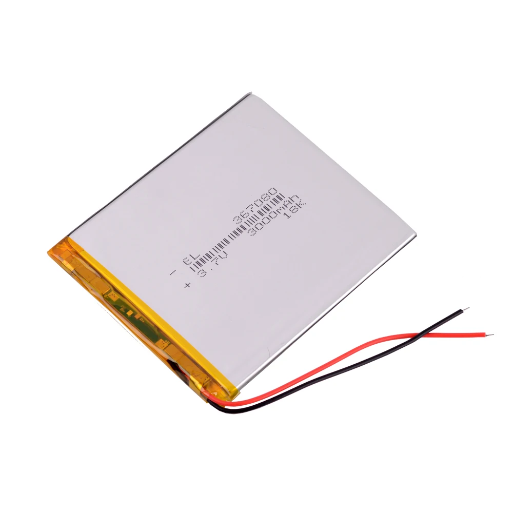 3 7 V 407080 3000 mAh литий ионные батареи полимерный ионный аккумулятор для GPS динамики