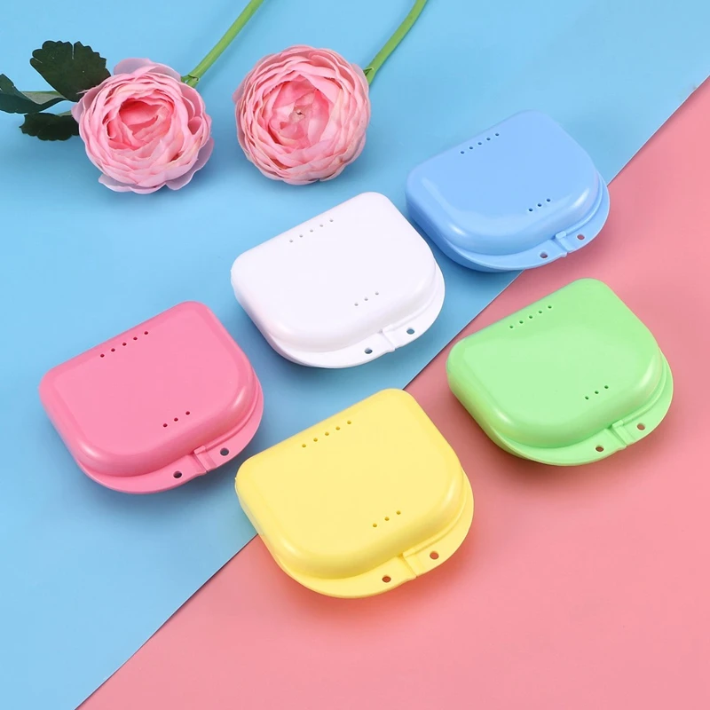 Retainer Case 5Pcs Mouth Guard Orthodontic Box Denture Storage Container | Дом и сад