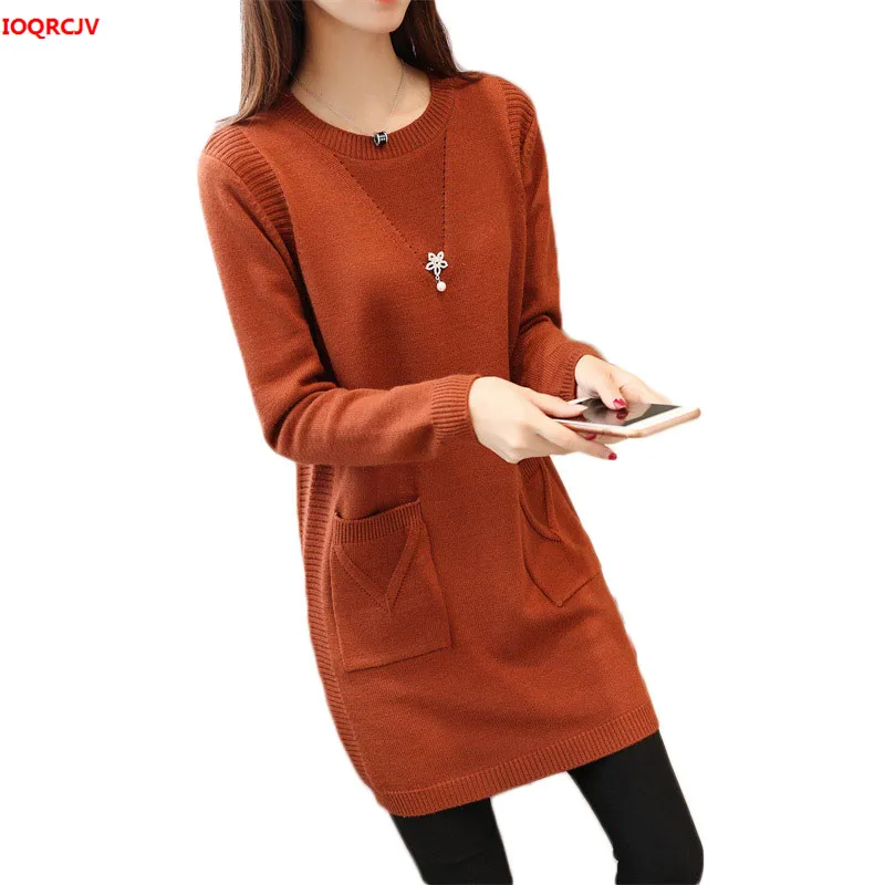 Свободные свитера для женщин 2019 осень зима теплый джемпер пуловер плюс бархат