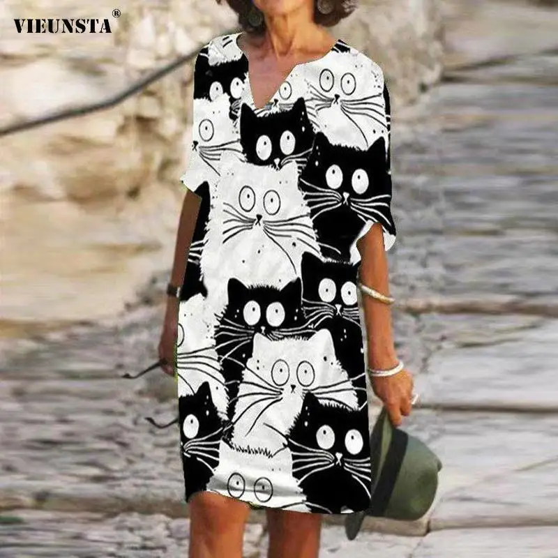 

Женское прямое офисное платье с V-образным вырезом и рукавом