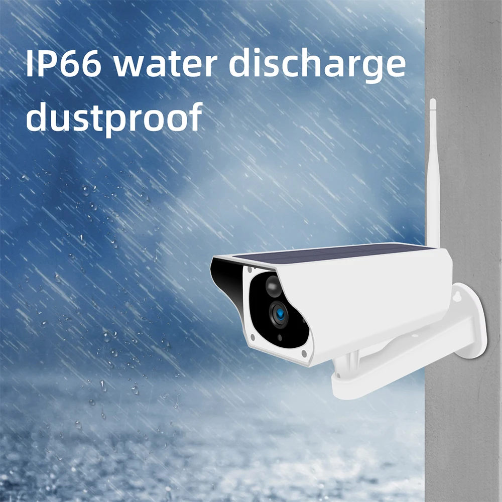 ONE PICE Солнечная WiFi IP камера 1080P HD наружная Зарядка батарея Водонепроницаемая