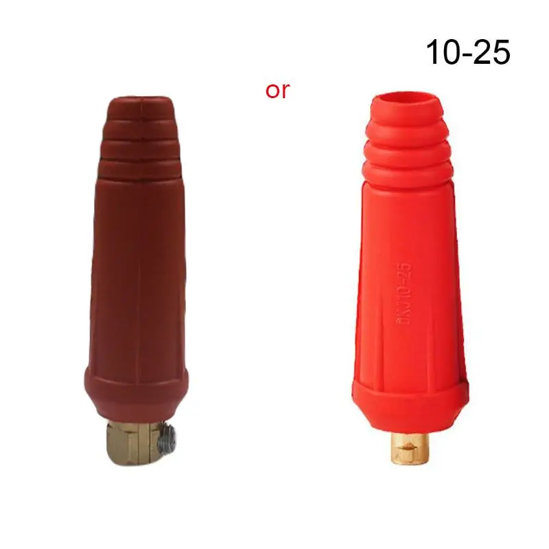 Европейский быстроразъемный штуцер сварочного аппарата Штекерный Кабельный