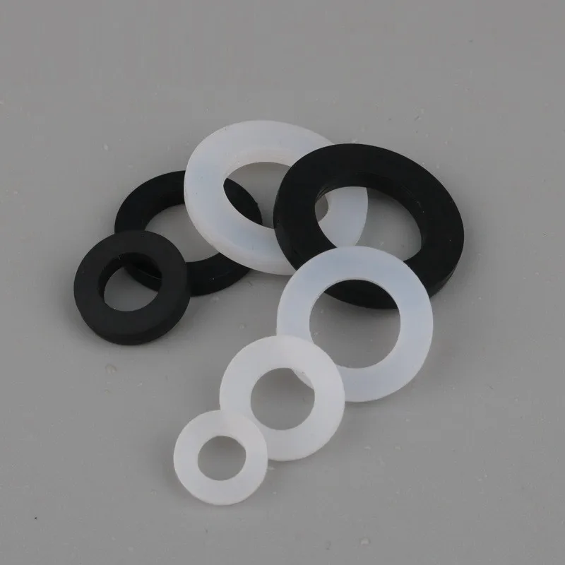 

20pcs 1/4" 3/8" 1/2" 3/4" 1" Silicon Flat Gasket O-Ring Seal Washer Ring Plumbing Faucet Washer Sealing Ring Rubber Pad White