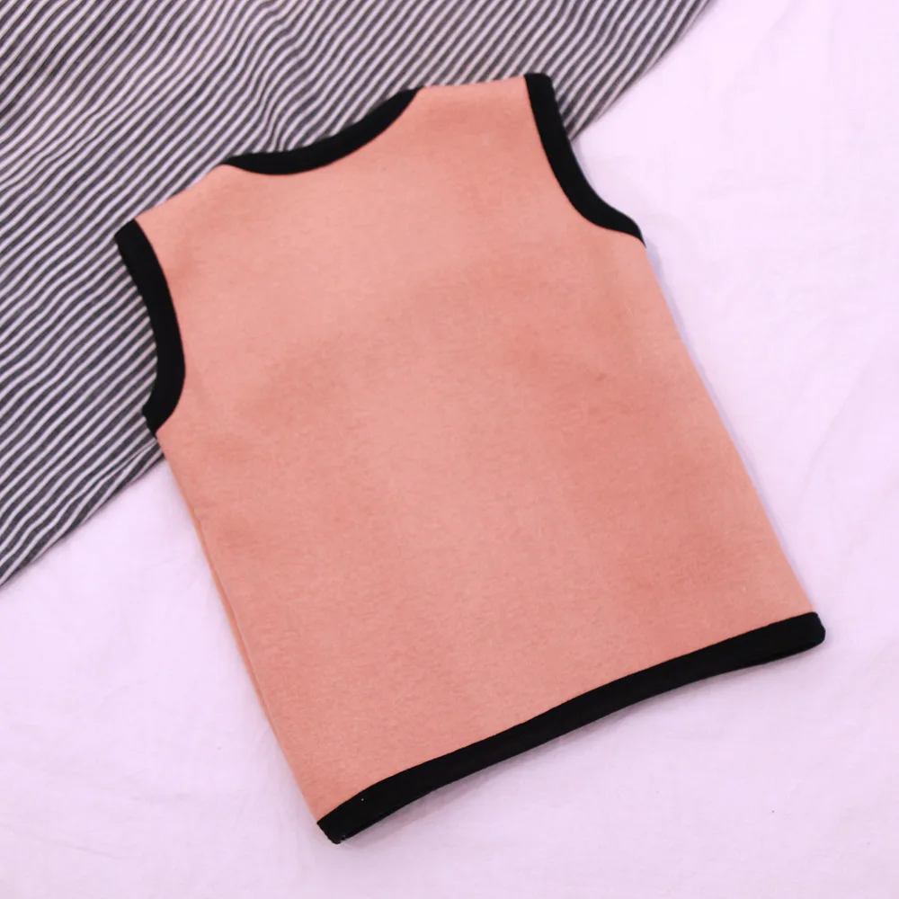 Зимний детский жилет PPXX меховой плотная теплая детская куртка без рукавов для