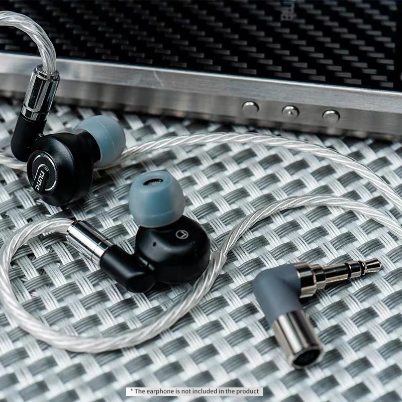 Кабель для наушников DUNU BLANCHE HiFi Audio Upgrade серебристый провод высокой чистоты тип 1 с