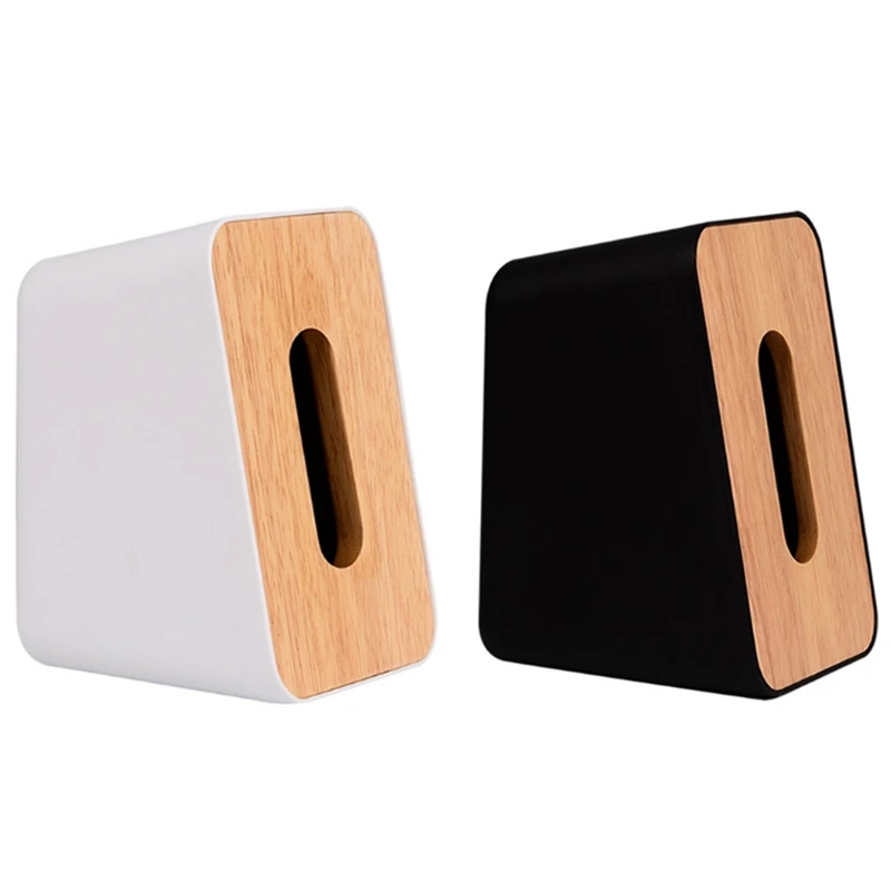 

Вертикальная коробка для салфеток в скандинавском стиле, простая бумажная коробка, домашняя деревянная коробка для салфеток с крышкой, кре...