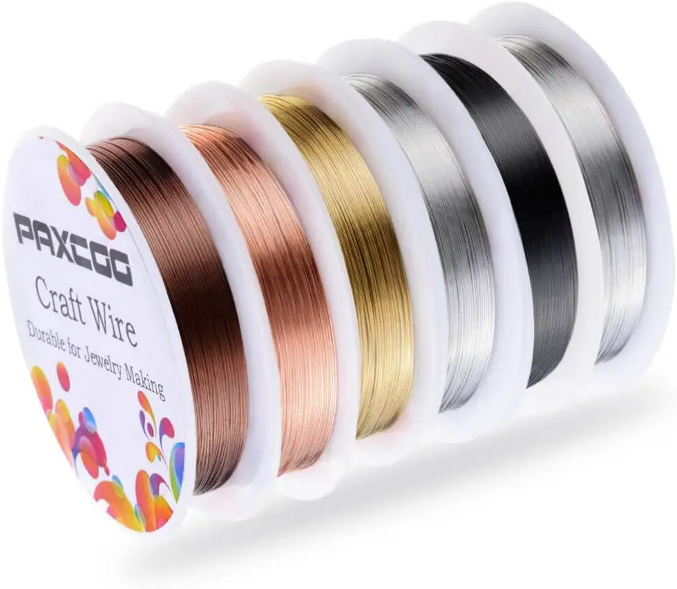 

Медная проволока для браслетов и ожерелий, 6 цветов, 0,3 мм