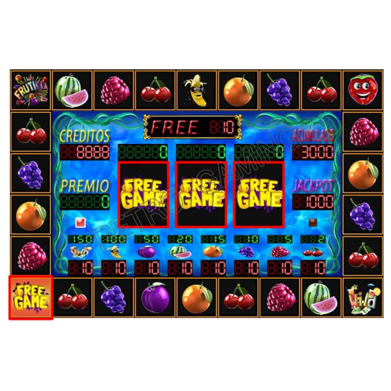 

Arcade slot machine mario gambling video game board fruitilia bar casino circuit motherboard kids playing games