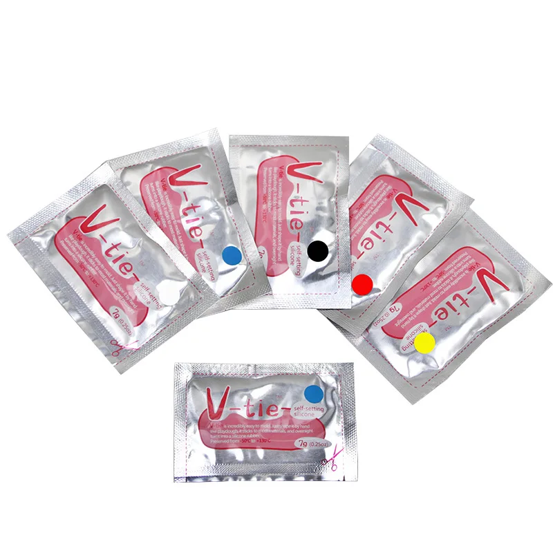 1 шт. белая формула жидкий силикон V tie и термоуплотнение фиксация DIY Универсальный