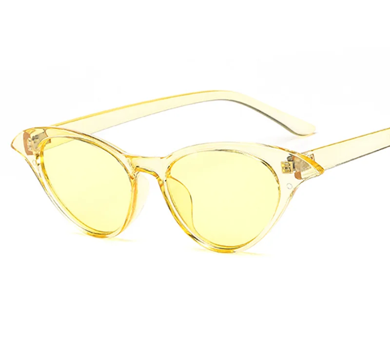 

New Cateye Small Sunglasses Women Men Cat Eye Leopard Sun Glasses Fashion Outdoor Brand Design Shades UV400 2021 Eyewear