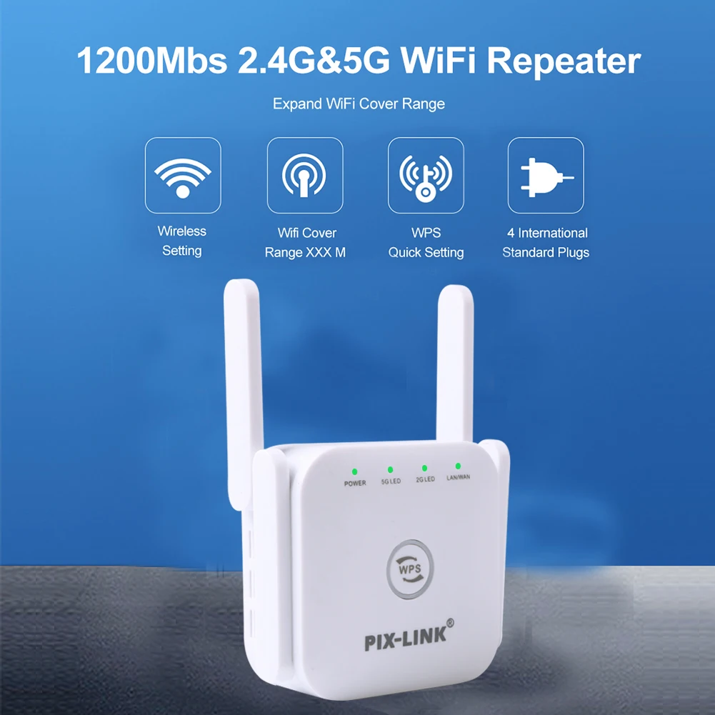 Wi-Fi репитер 2 4/5 ГГц 1200 м | Компьютеры и офис