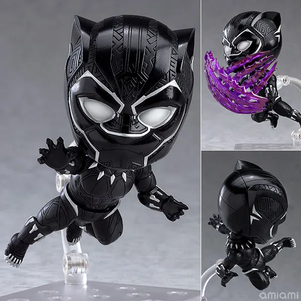 Marvel Мстители: Бесконечность войны Черная пантера милый Kawaii супер герой 10 см