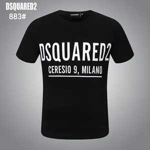 hot 2021 summer new brand dsquared2 letter printed t shirt mens casual fashion loose breathable oversized tops m xxxl free global shipping