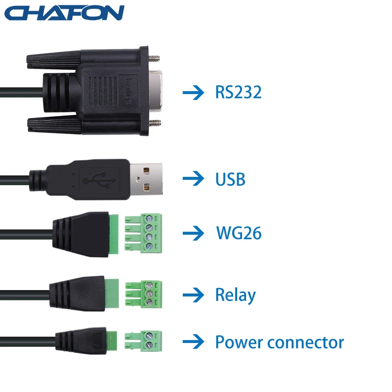 Chafon rfid дальность 15 м impinj r2000 читатель писатель usb rs232 wg26 rj45 РЕЛЕ Встроенный 12dbi