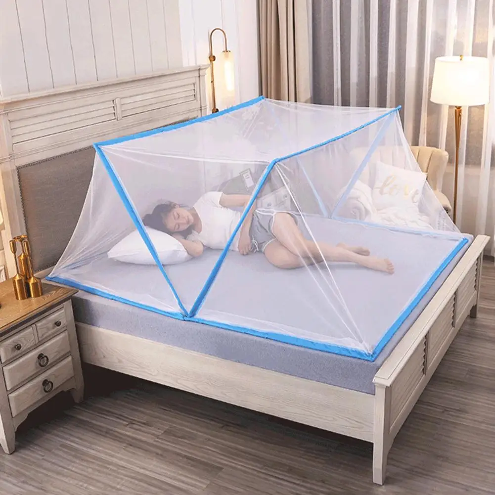 Mosquito Net With Holder Arch Portable Foldable Crib Anti-Mosquito Cover Folding Children's Bed Tent | Дом и сад