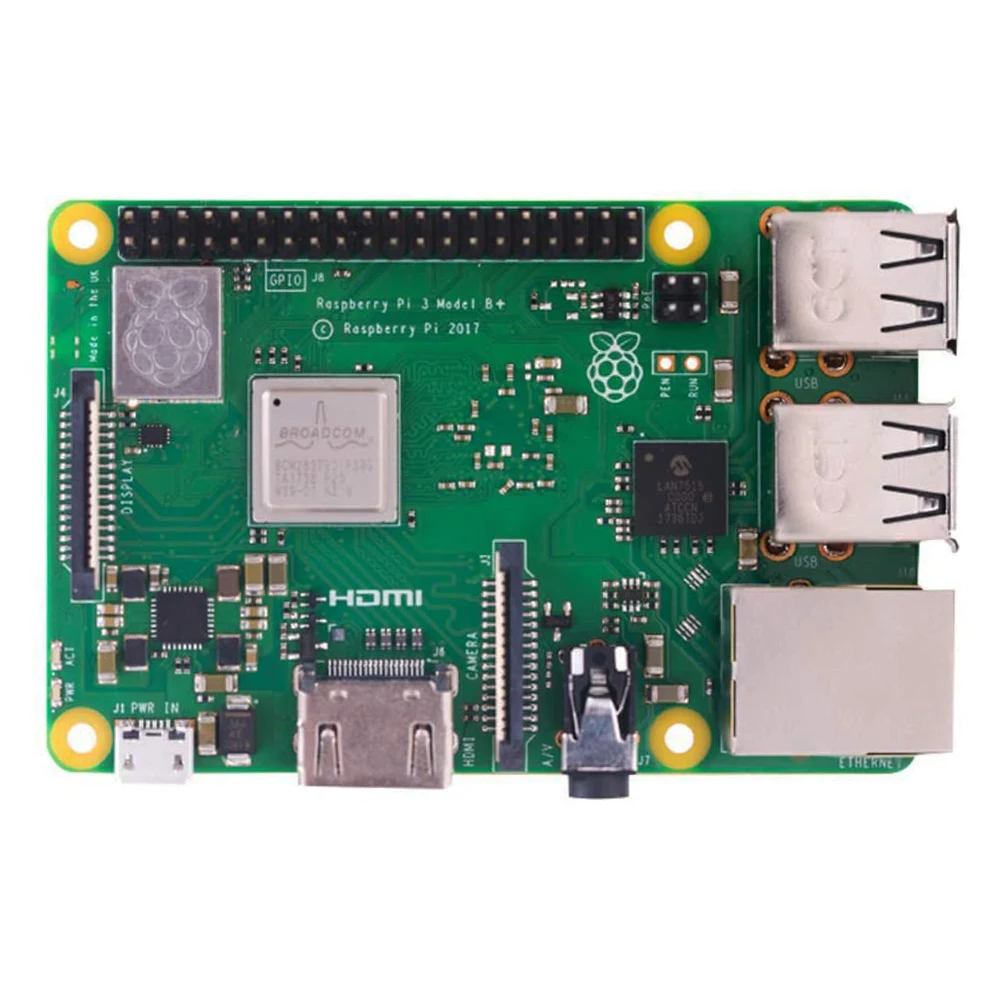 

Original Raspberry Pi 3 Model B+ Board Built-in WiFi Bluetooth 1.4GHz 64-bit Quad-core ARM Cortex-A53 CPU Pi 3 Model B Plus 3B+