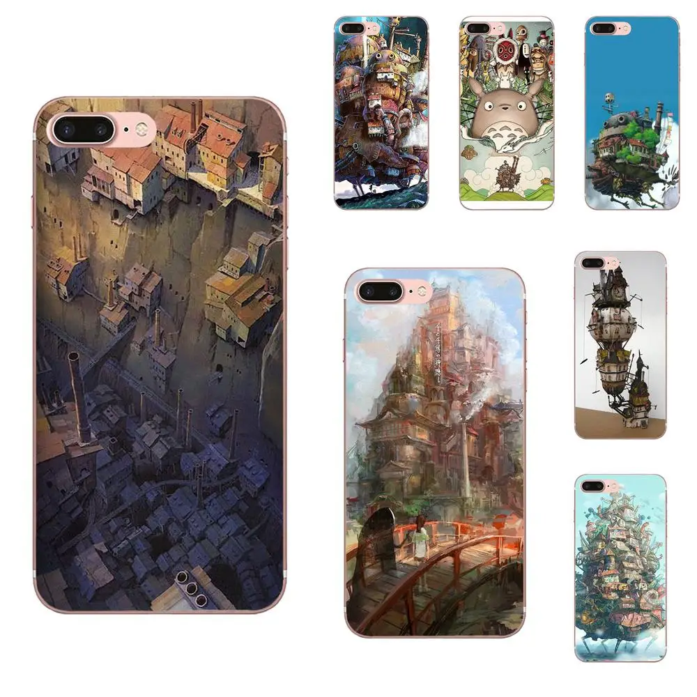 Мягкий мобильный чехол для Xiaomi CC9E Mi3 Mi4 Mi4i Mi5 Mi 5S 6 6X 8 9 SE Play Plus Pro Lite A1 Mix 2 Note 3 с принтом "Ходячий замок".