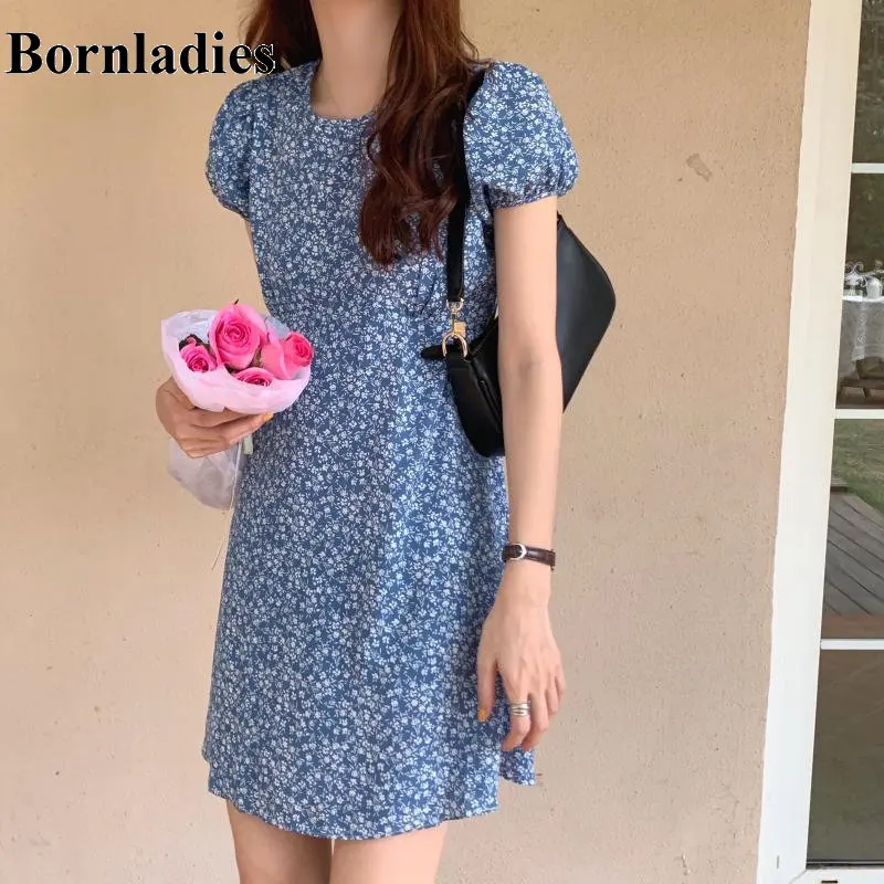 Женское Короткое мини-платье Bornladies Сексуальное Милое ТРАПЕЦИЕВИДНОЕ ПЛАТЬЕ С