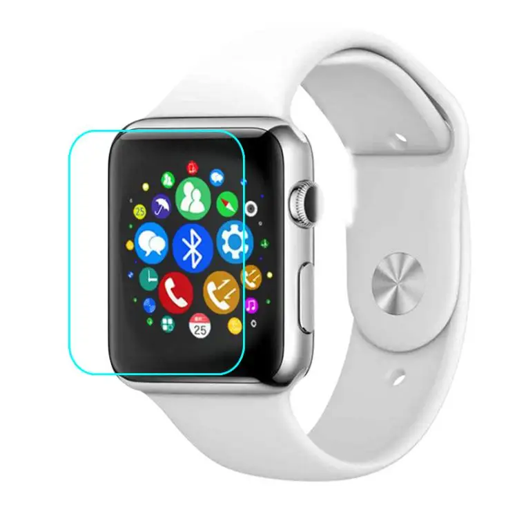 Высокое качество 9H 0 3 мм Премиум чехол для экрана Защитная пленка Apple Watch 38 42 HD