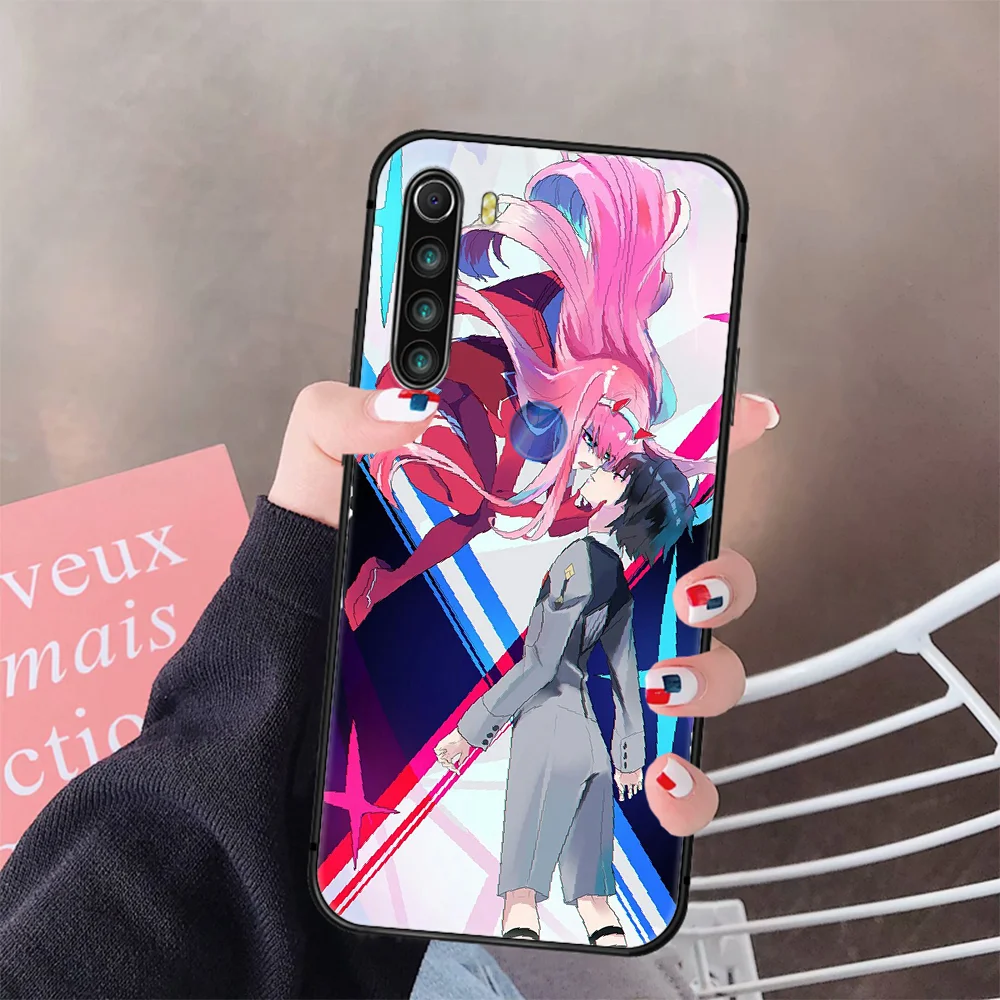 

Anime Zero Two Darling 02 Girl Phone Case Cover Hull For XIAOMI Redmi 7a 8a S2 K20 NOTE 5 5a 6 7 8 8t 9 9s Pro Max black Funda