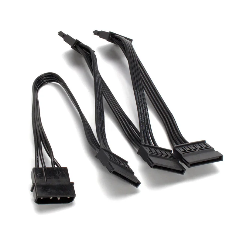 4 контактный разъем IDE папа 5 портов кабель питания aux Molex к мульти SATA порт ugreen