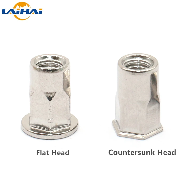 2/10 шт. быстрое крепление с шестигранной плоской головкой из нержавеющей стали 304 |