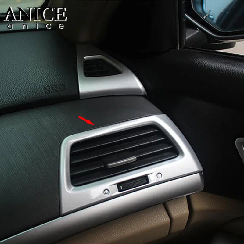 2 шт. ABS Хромированная боковая крышка на вентиляционное отверстие обшивка рамка