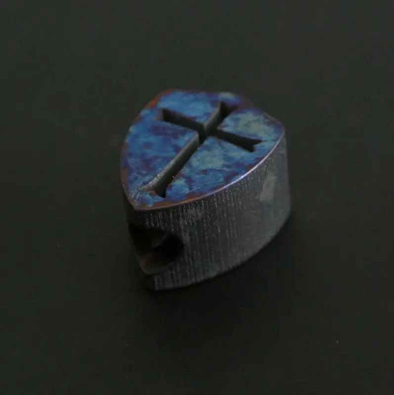 TC4 Титановый Крест металлические бусины ручной работы нож инструмент парашютный